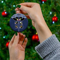 Western Yoke Ceramic Ornament Grinch Art Parody Christmas - Wonder Print Shop