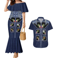 Western Yoke Couples Matching Mermaid Dress and Hawaiian Shirt Grinch Art Parody Christmas - Wonder Print Shop