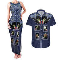 Western Yoke Couples Matching Tank Maxi Dress and Hawaiian Shirt Grinch Art Parody Christmas - Wonder Print Shop