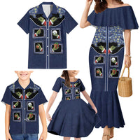 Western Yoke Family Matching Mermaid Dress and Hawaiian Shirt Grinch Art Parody Christmas - Wonder Print Shop
