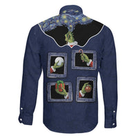 Western Yoke Family Matching Mermaid Dress and Hawaiian Shirt Grinch Art Parody Christmas - Wonder Print Shop