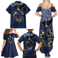 Western Yoke Family Matching Summer Maxi Dress and Hawaiian Shirt Grinch Art Parody Christmas - Wonder Print Shop