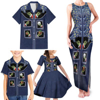 Western Yoke Family Matching Tank Maxi Dress and Hawaiian Shirt Grinch Art Parody Christmas - Wonder Print Shop