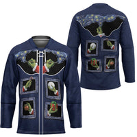 Western Yoke Hockey Jersey Grinch Art Parody Christmas - Wonder Print Shop