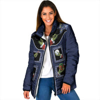 Western Yoke Padded Jacket Grinch Art Parody Christmas - Wonder Print Shop