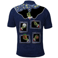 Western Yoke Polo Shirt Grinch Art Parody Christmas - Wonder Print Shop