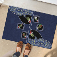 Western Yoke Rubber Doormat Grinch Art Parody Christmas - Wonder Print Shop