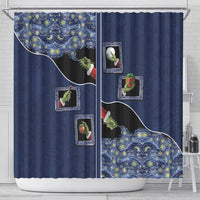 Western Yoke Shower Curtain Grinch Art Parody Christmas - Wonder Print Shop