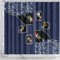 Western Yoke Shower Curtain Grinch Art Parody Christmas - Wonder Print Shop