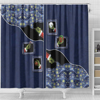 Western Yoke Shower Curtain Grinch Art Parody Christmas - Wonder Print Shop