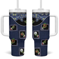 Western Yoke Tumbler With Handle Grinch Art Parody Christmas - Wonder Print Shop