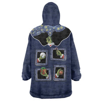 Western Yoke Wearable Blanket Hoodie Grinch Art Parody Christmas - Wonder Print Shop