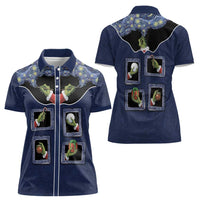 Western Yoke Women Polo Shirt Grinch Art Parody Christmas - Wonder Print Shop