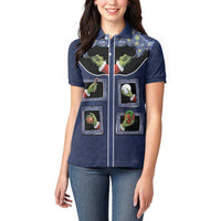 Western Yoke Women Polo Shirt Grinch Art Parody Christmas - Wonder Print Shop