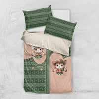 Western Yoke Bedding Set Rabbit Howdy Christmas - Wonder Print Shop
