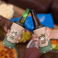 Western Yoke 4 in 1 Can Cooler Tumbler Rabbit Howdy Christmas - Wonder Print Shop