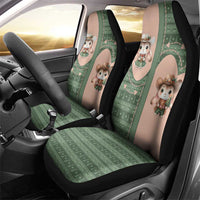 Western Yoke Car Seat Cover Rabbit Howdy Christmas - Wonder Print Shop