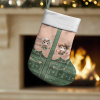 Western Yoke Christmas Stocking Rabbit Howdy Christmas - Wonder Print Shop