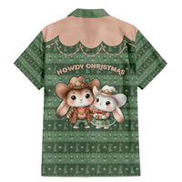 Western Yoke Family Matching Mermaid Dress and Hawaiian Shirt Rabbit Howdy Christmas - Wonder Print Shop