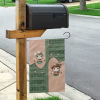 Western Yoke Garden Flag Rabbit Howdy Christmas - Wonder Print Shop