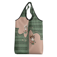 Western Yoke Grocery Bag Rabbit Howdy Christmas - Wonder Print Shop