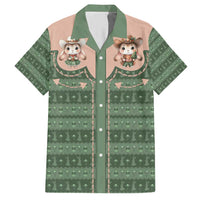Western Yoke Hawaiian Shirt Rabbit Howdy Christmas - Wonder Print Shop