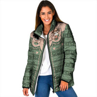 Western Yoke Padded Jacket Rabbit Howdy Christmas - Wonder Print Shop
