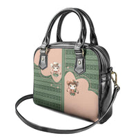 Western Yoke Shoulder Handbag Rabbit Howdy Christmas - Wonder Print Shop