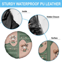 Western Yoke Spare Tire Cover Rabbit Howdy Christmas - Wonder Print Shop