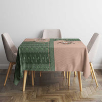 Western Yoke Tablecloth Rabbit Howdy Christmas - Wonder Print Shop