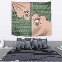 Western Yoke Tapestry Rabbit Howdy Christmas - Wonder Print Shop