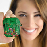 Dominica Christmas AirPods Case I Am Dreaming Of A Green Christmas - Wonder Print Shop