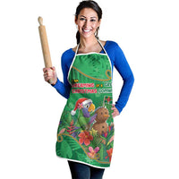 Dominica Christmas Apron I Am Dreaming Of A Green Christmas - Wonder Print Shop