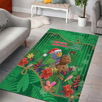 Dominica Christmas Area Rug I Am Dreaming Of A Green Christmas - Wonder Print Shop