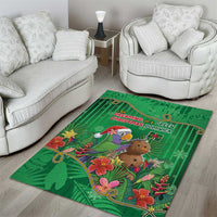 Dominica Christmas Area Rug I Am Dreaming Of A Green Christmas - Wonder Print Shop