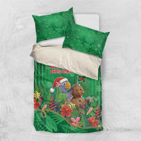 Dominica Christmas Bedding Set I Am Dreaming Of A Green Christmas - Wonder Print Shop