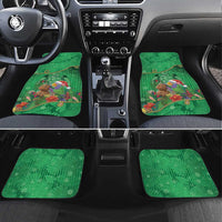 Dominica Christmas Car Mats I Am Dreaming Of A Green Christmas - Wonder Print Shop