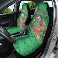 Dominica Christmas Car Seat Cover I Am Dreaming Of A Green Christmas - Wonder Print Shop
