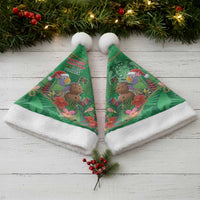 Dominica Christmas Santa Hat I Am Dreaming Of A Green Christmas - Wonder Print Shop