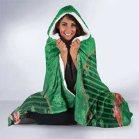 Dominica Christmas Hooded Blanket I Am Dreaming Of A Green Christmas - Wonder Print Shop