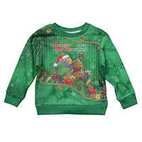 Dominica Christmas Kid Ugly Christmas Sweater I Am Dreaming Of A Green Christmas - Wonder Print Shop