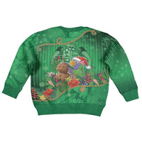 Dominica Christmas Kid Ugly Christmas Sweater I Am Dreaming Of A Green Christmas - Wonder Print Shop