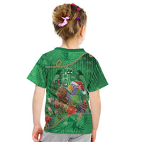 Dominica Christmas Kid T Shirt I Am Dreaming Of A Green Christmas - Wonder Print Shop