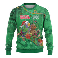 Dominica Christmas Ugly Christmas Sweater I Am Dreaming Of A Green Christmas - Wonder Print Shop
