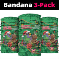 Dominica Christmas Neck Gaiter I Am Dreaming Of A Green Christmas - Wonder Print Shop