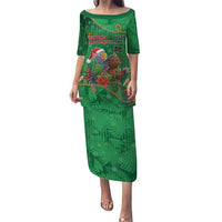 Dominica Christmas Puletasi I Am Dreaming Of A Green Christmas - Wonder Print Shop