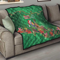 Dominica Christmas Quilt I Am Dreaming Of A Green Christmas - Wonder Print Shop
