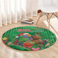 Dominica Christmas Round Carpet I Am Dreaming Of A Green Christmas - Wonder Print Shop