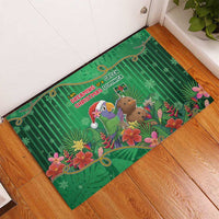 Dominica Christmas Rubber Doormat I Am Dreaming Of A Green Christmas - Wonder Print Shop