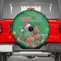 Dominica Christmas Spare Tire Cover I Am Dreaming Of A Green Christmas - Wonder Print Shop